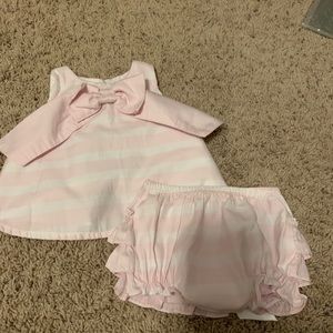 EUC 3-6 months Ruffle Butts top and diaper cover